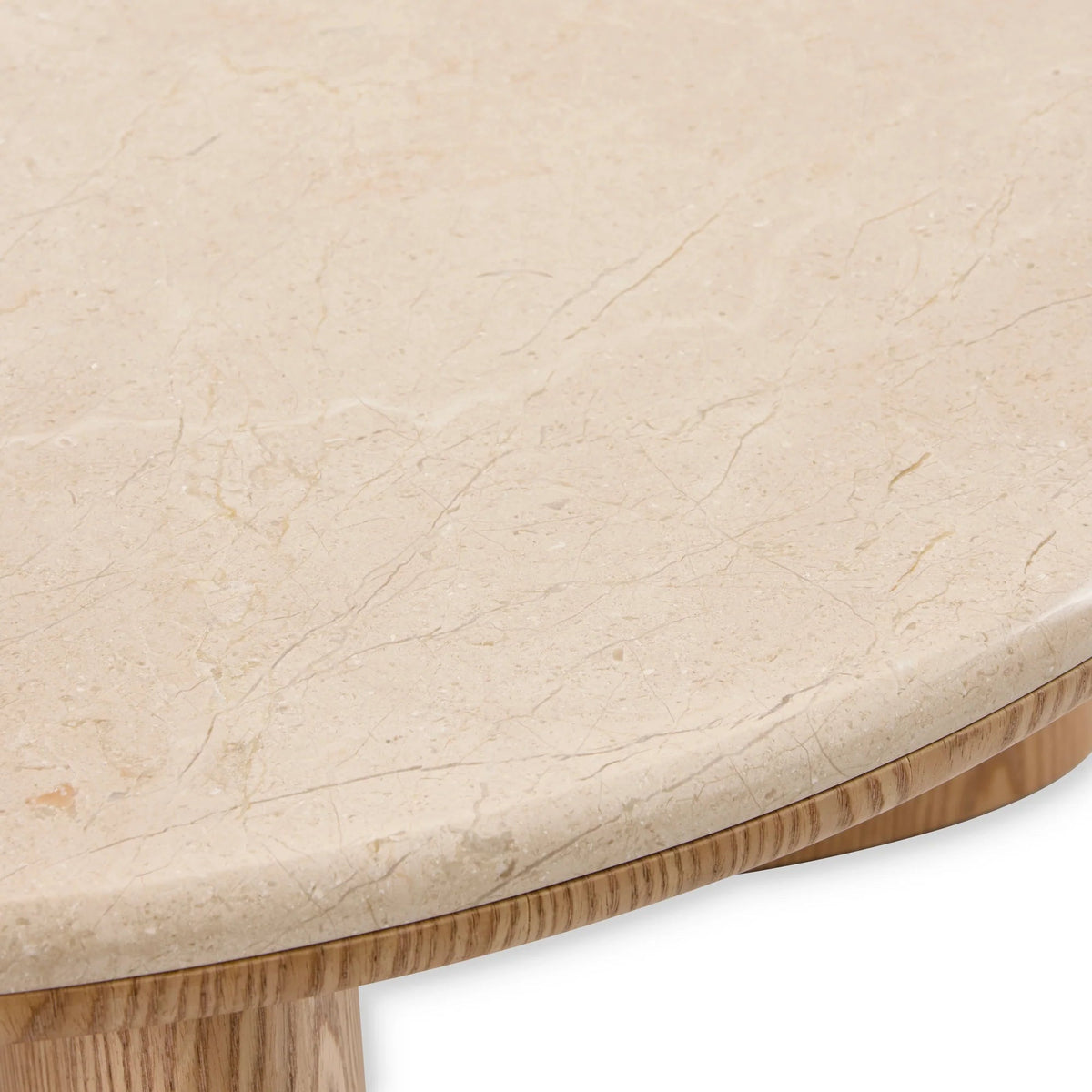 Carlyle Brown Marble Coffee Table-Madras Link
