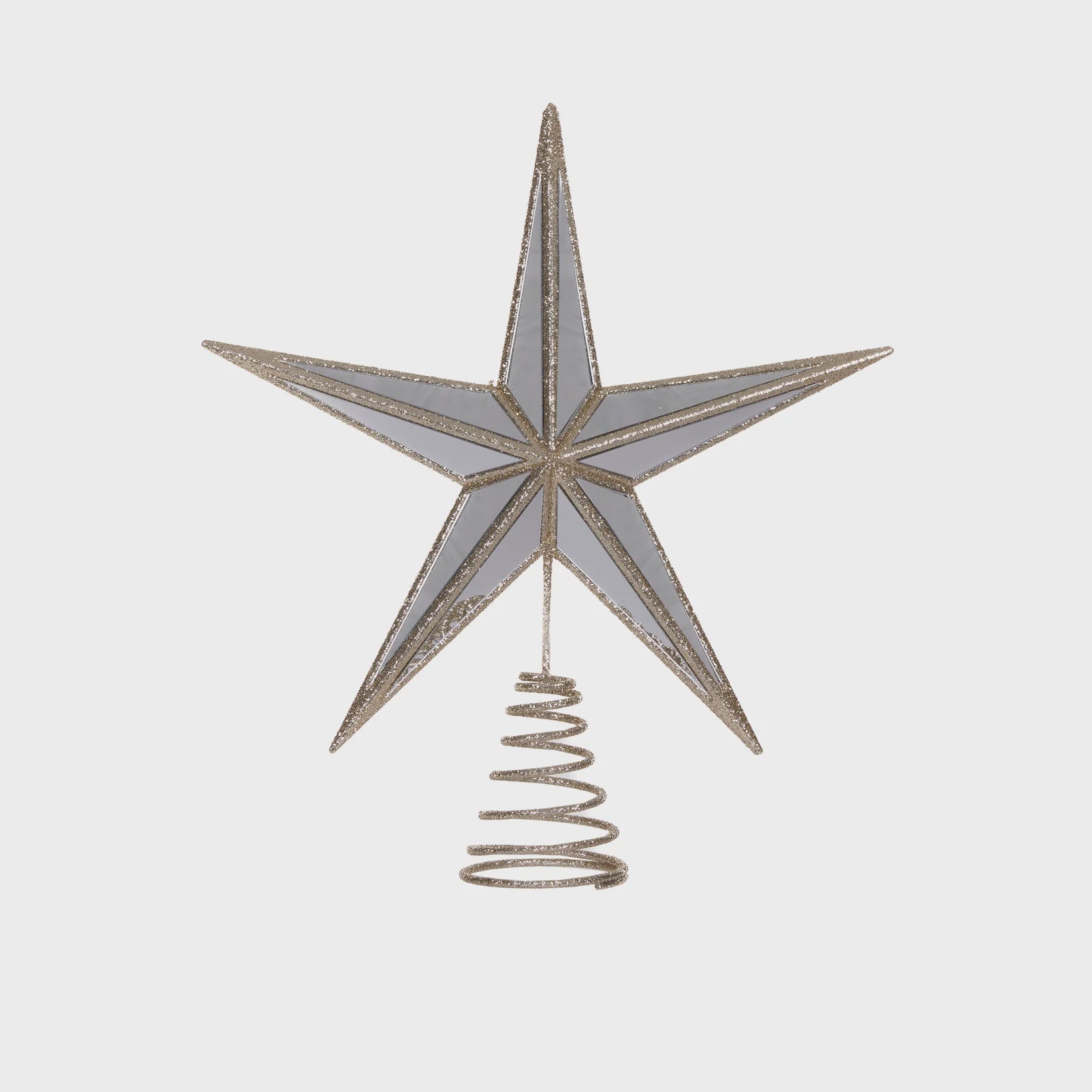 Champagne Tree Topper Star 5 points - Holly & Ivy