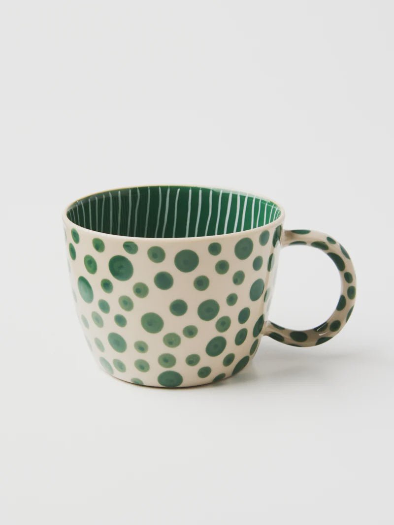 Chino Mug Green Spot - Jones & Co