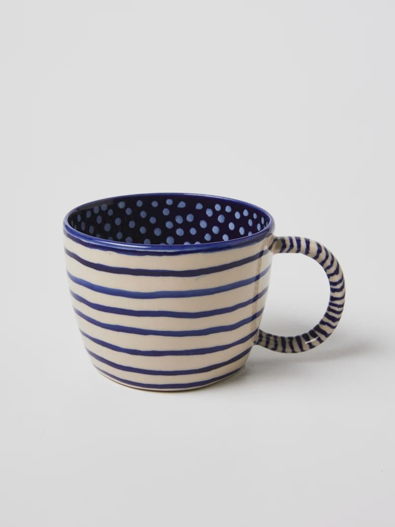 Chino Mug Navy Lines-Jones & Co
