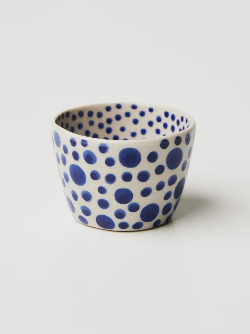 Chino Salt Bowl Navy Spot - Jones & Co