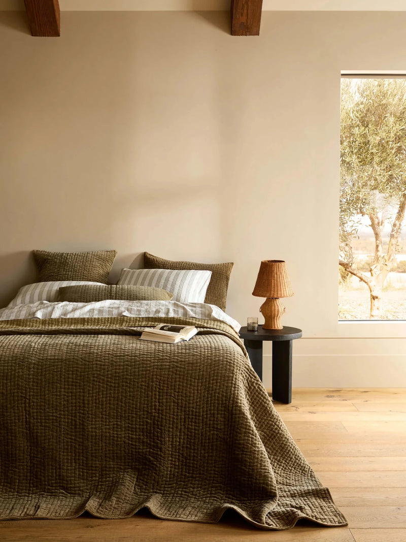 Cino Khaki Quilt Grand - L & M Home