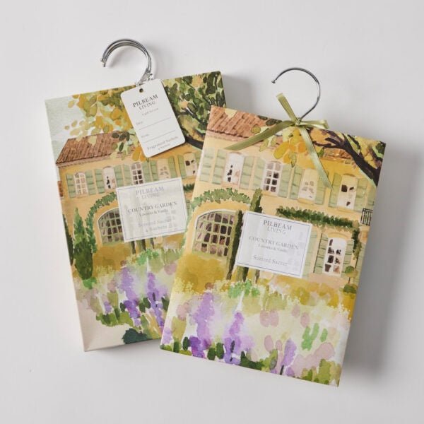 Country Garden Scented Sachets 4x10g - Pilbeam Living