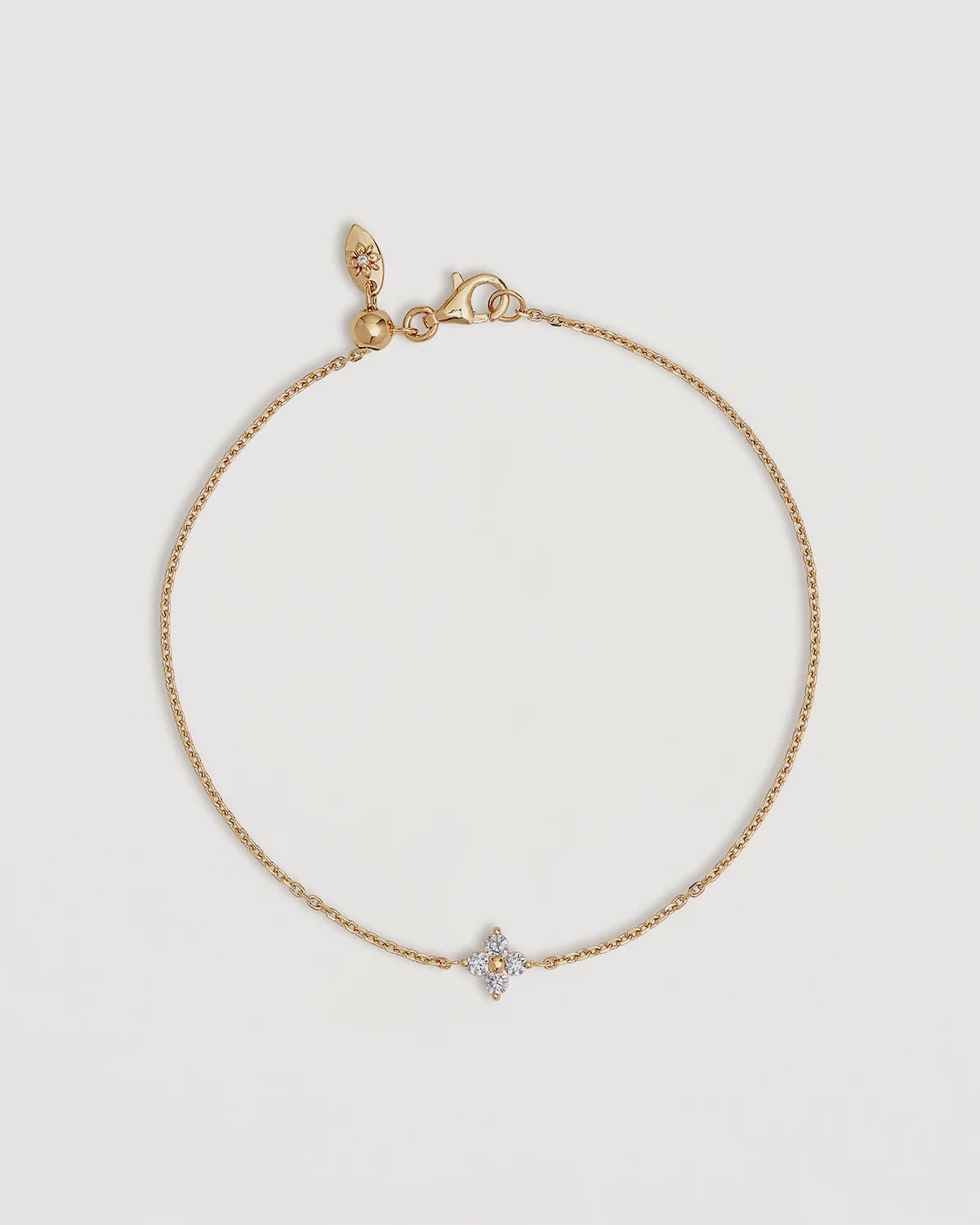 Crystal Bloom Bracelet 18k Gold-By Charlotte
