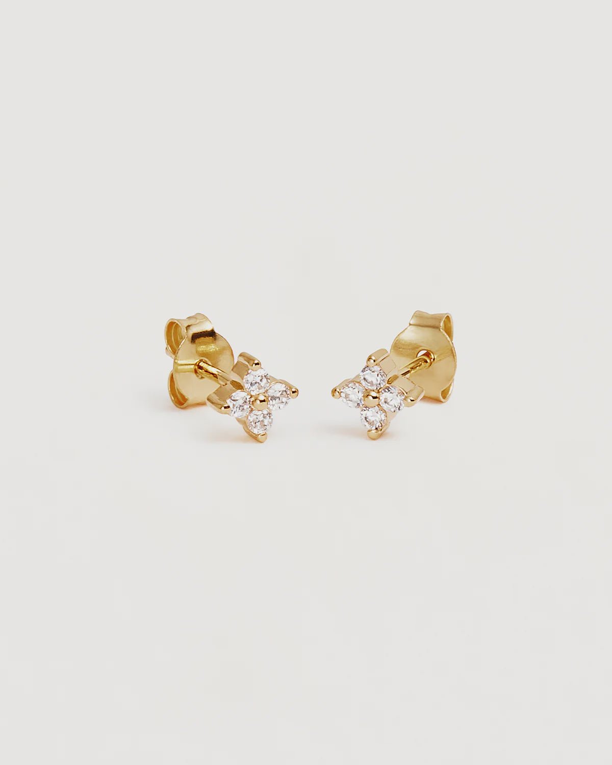 Crystal Bloom Stud Earrings-By Charlotte