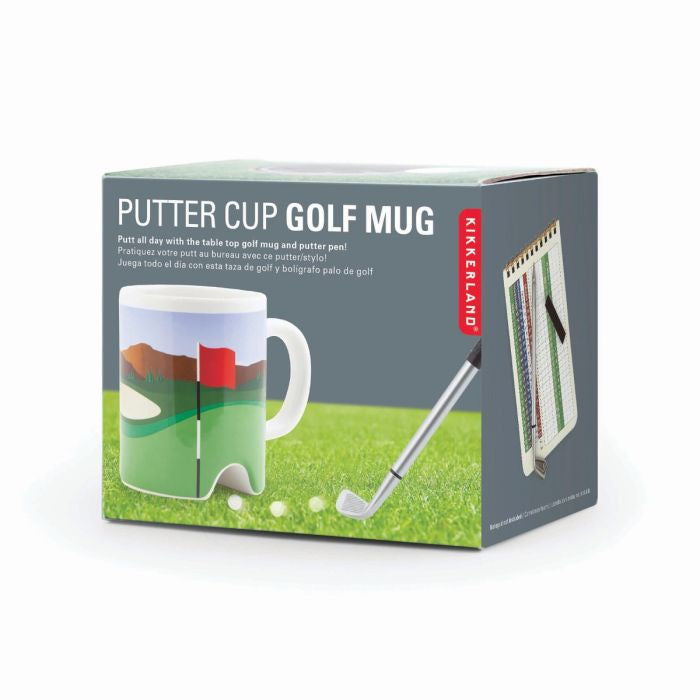 Putter Cup Golf Mug with Pen