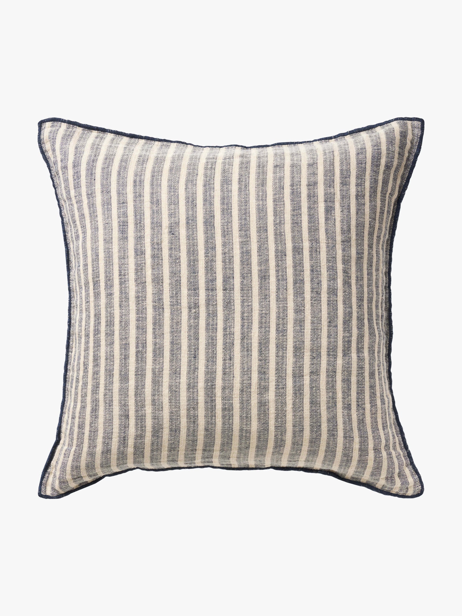 Ava Stripe Indigo Large Cushion