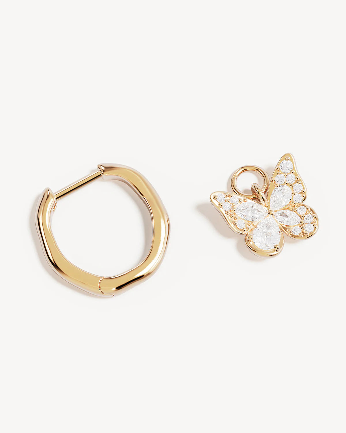I Believe I Become Hoops 18k Gold
