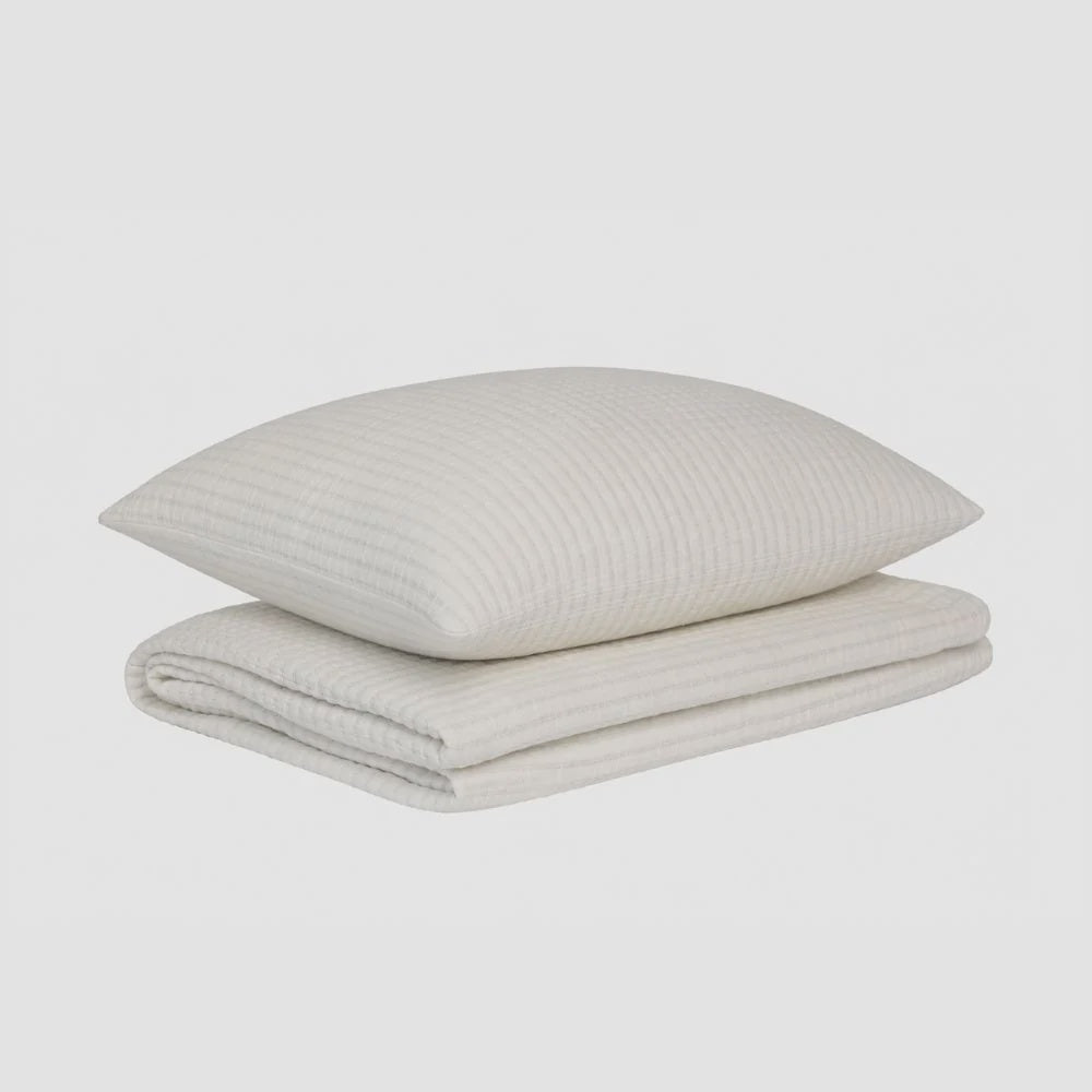 Ease Quilted Bed Cover Set White-Eadie Lifestyle