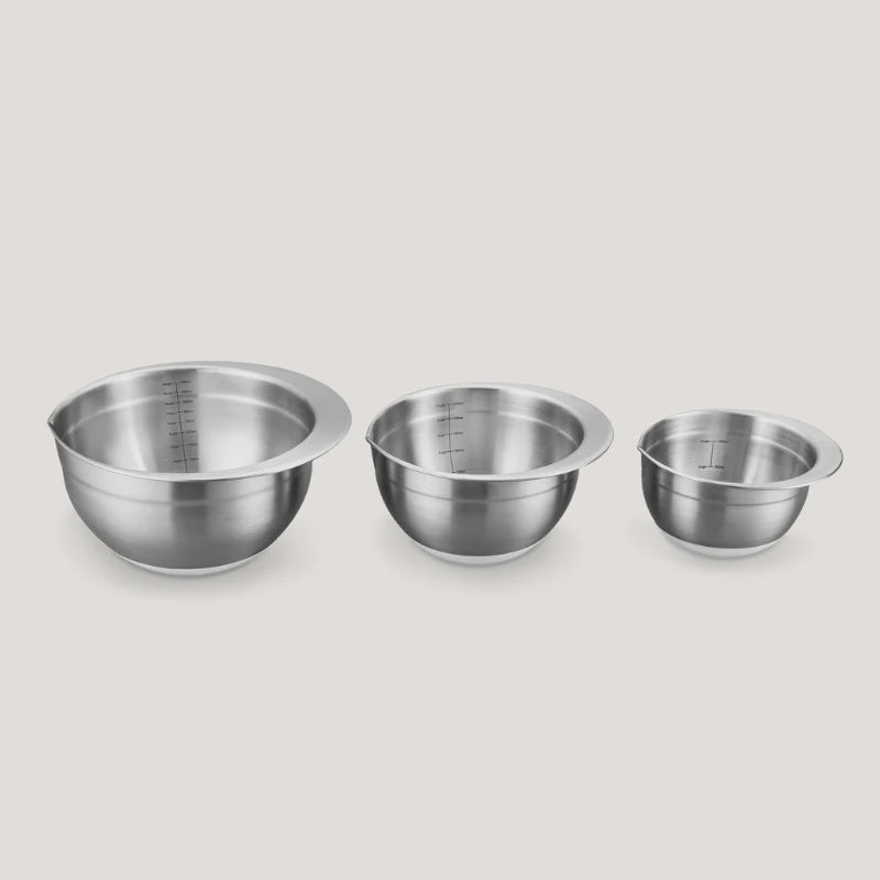 Easy Pour Mixing Bowl Set Oat-Seed & Sprout