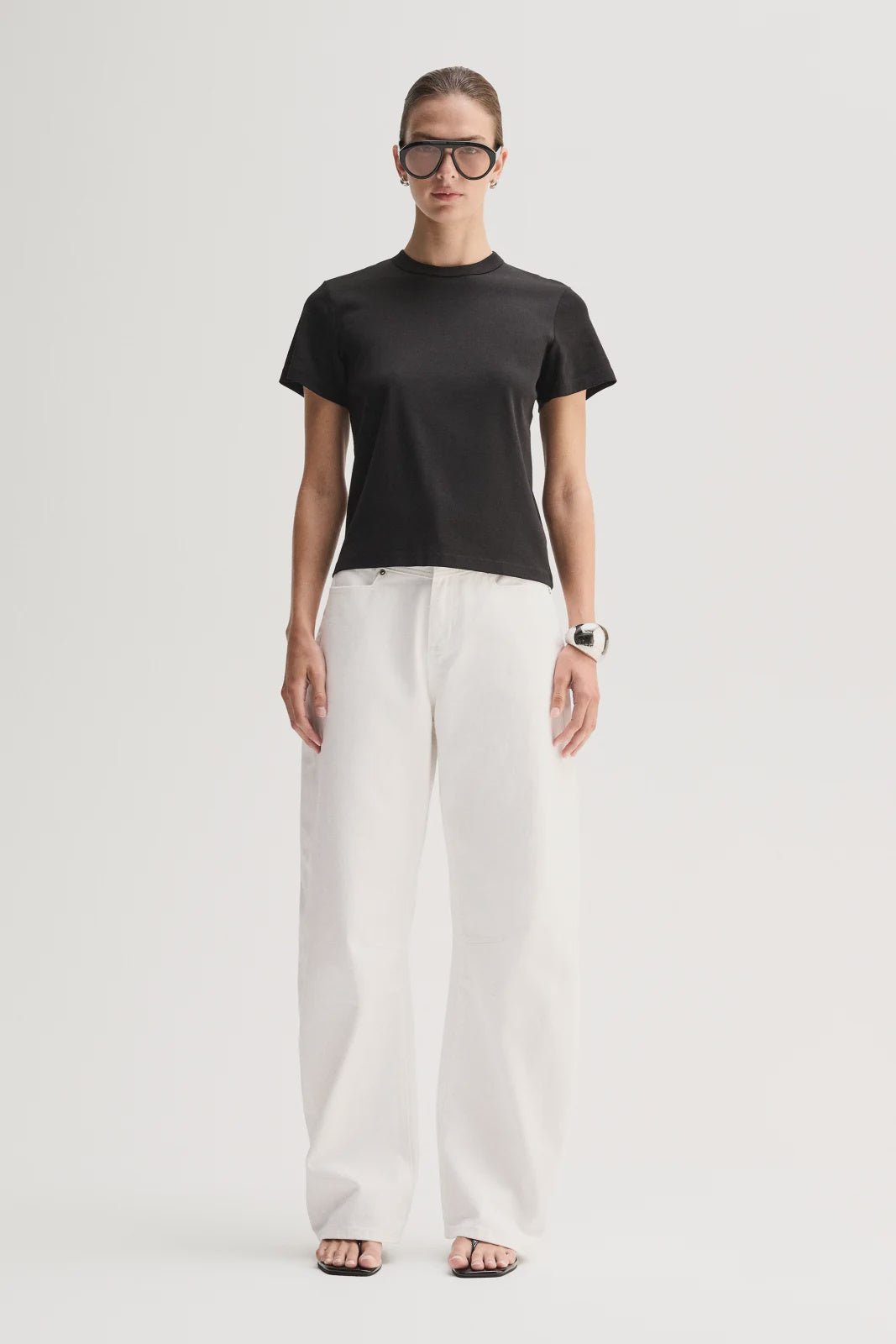 Elka Zoe Tee Black-Elka Collective