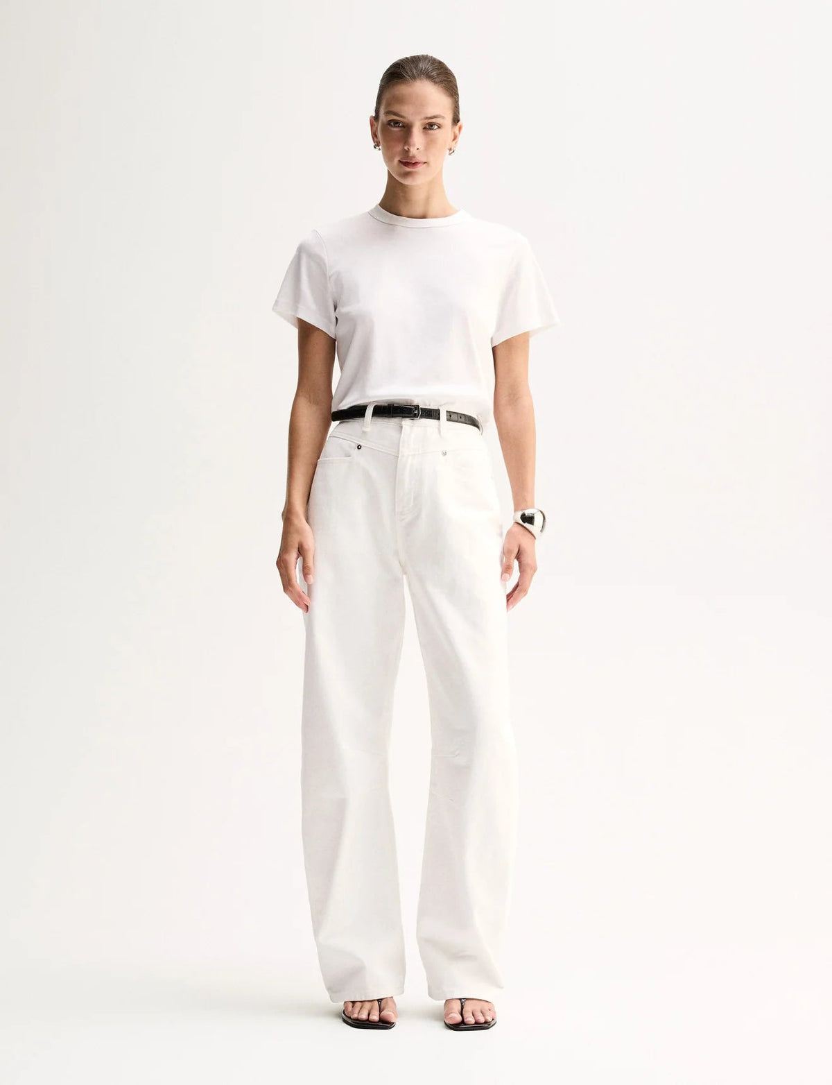 Elka Zoe Tee White-Elka Collective
