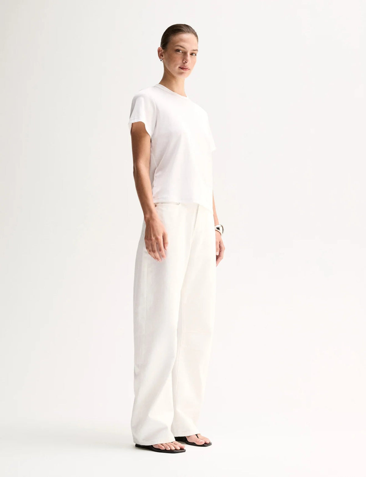 Elka Zoe Tee White-Elka Collective
