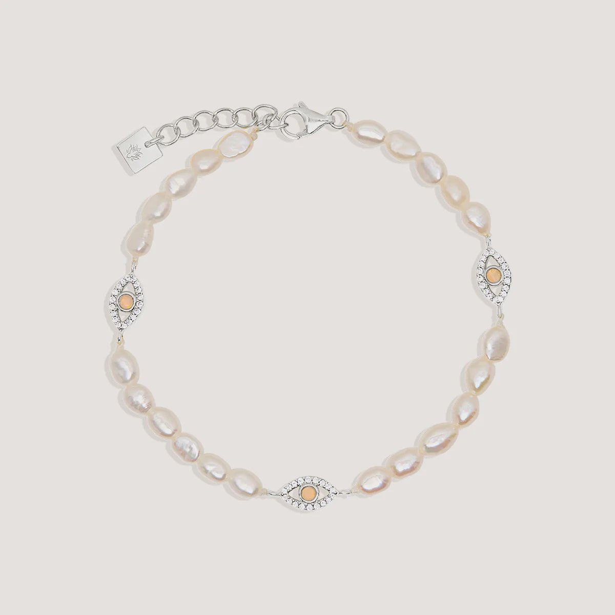Eye of Purity Pearl Bracelet-By Charlotte