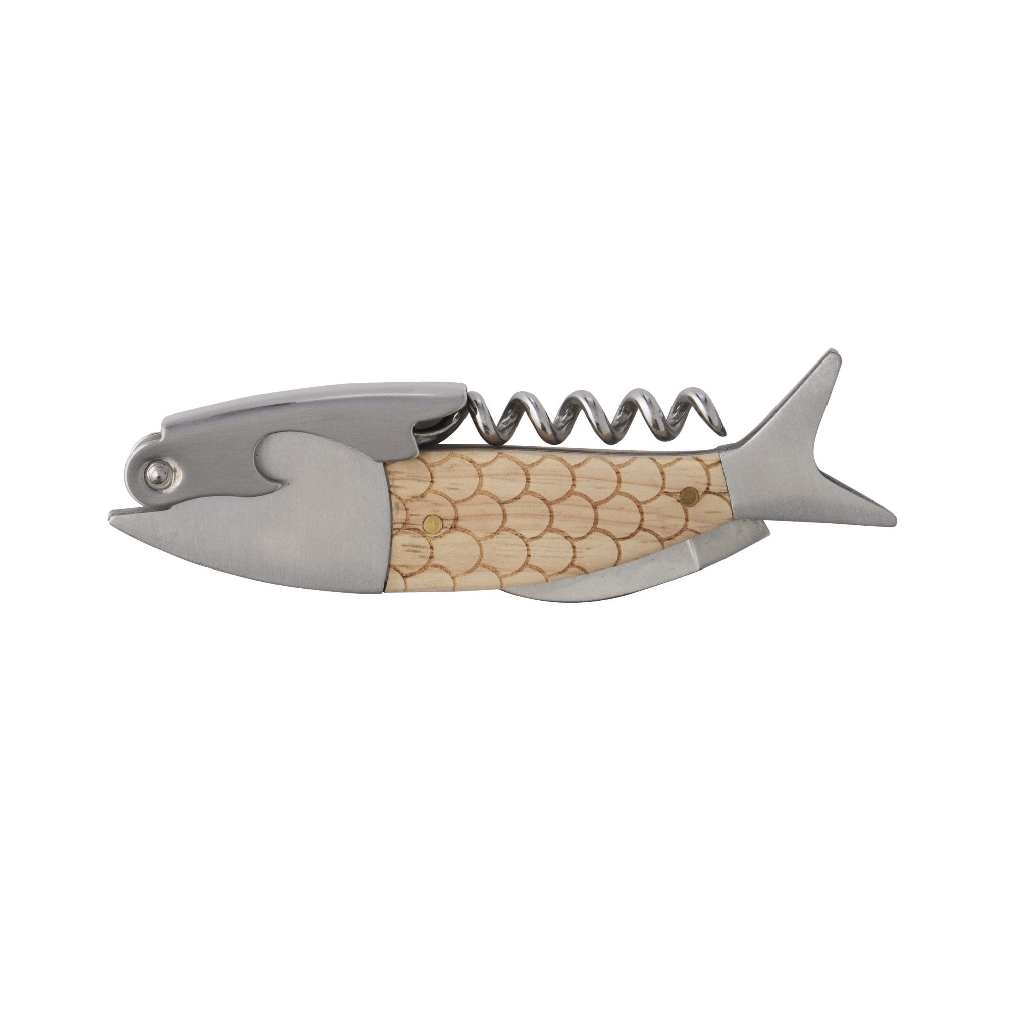 Fish Bottle Opener Silver-Coast to Coast