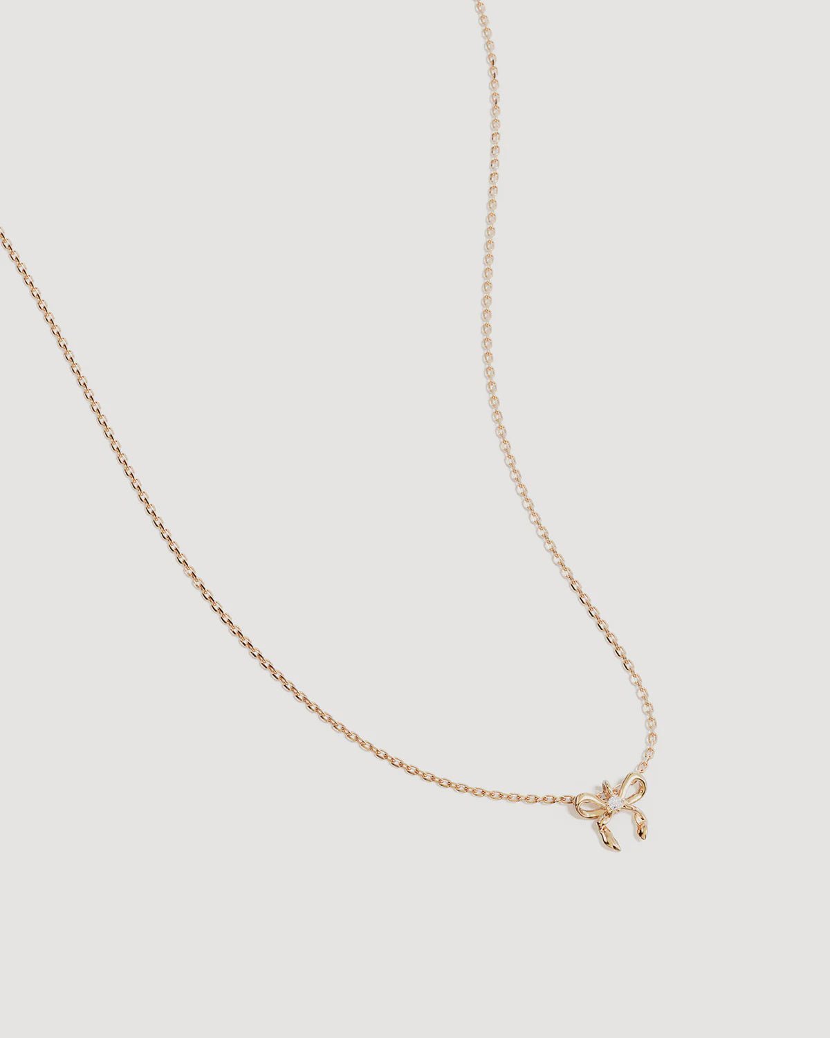 Forever More Bow Necklace-By Charlotte