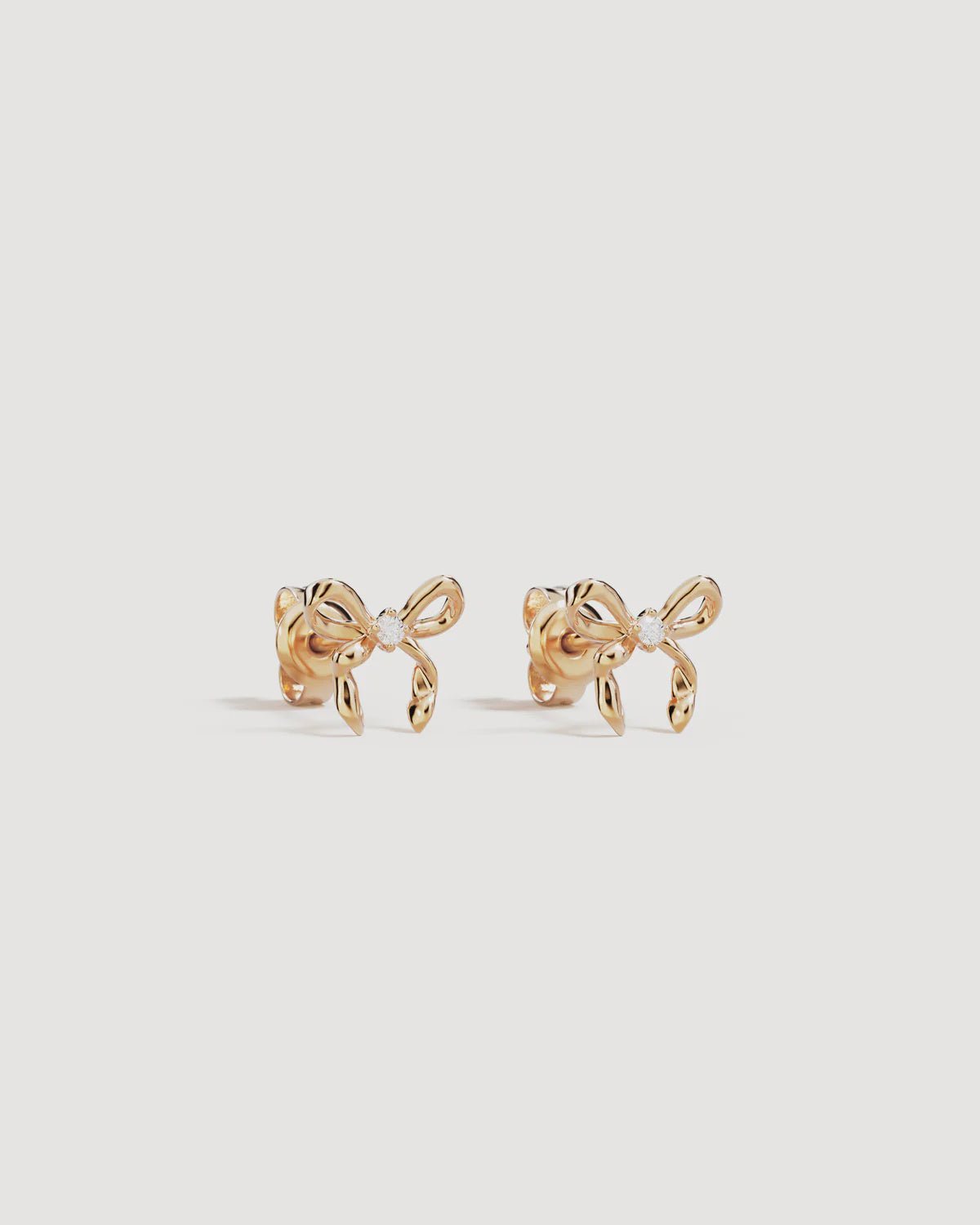 Forever More Bow Stud Earrings-By Charlotte