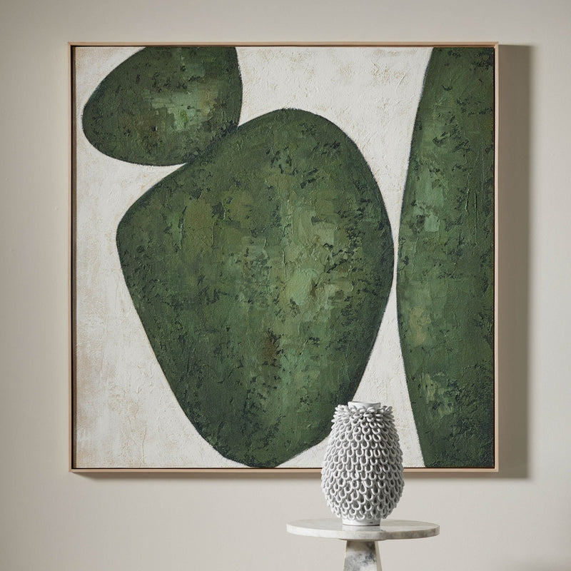 Green Stones Wall Art-IsAlbi
