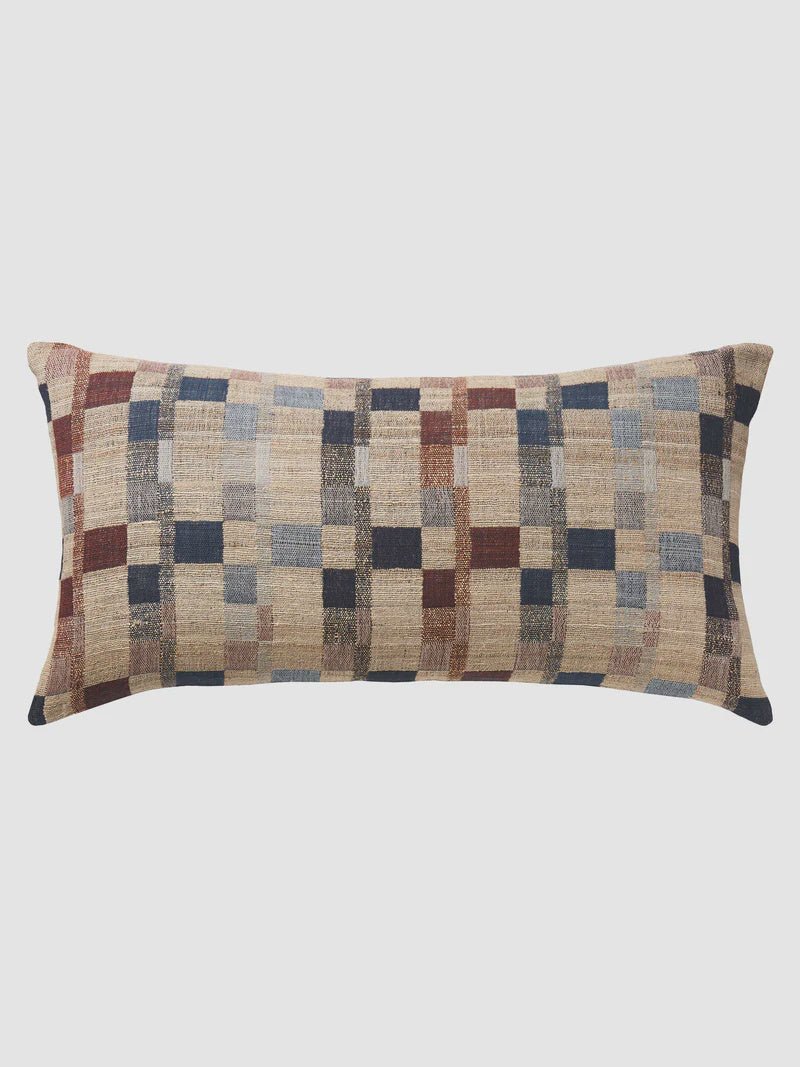 Hadley Silk & Wool Lumbar Cushion-L & M Home