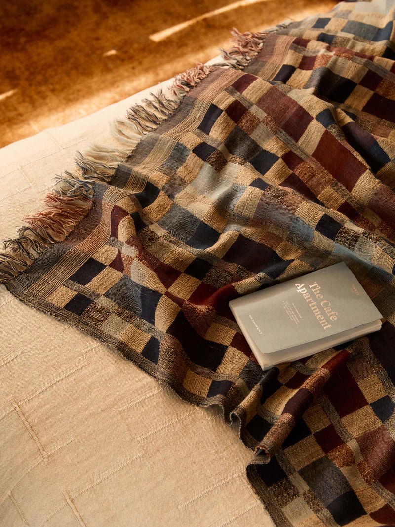 Hadley Wool & Silk Throw-L & M Home