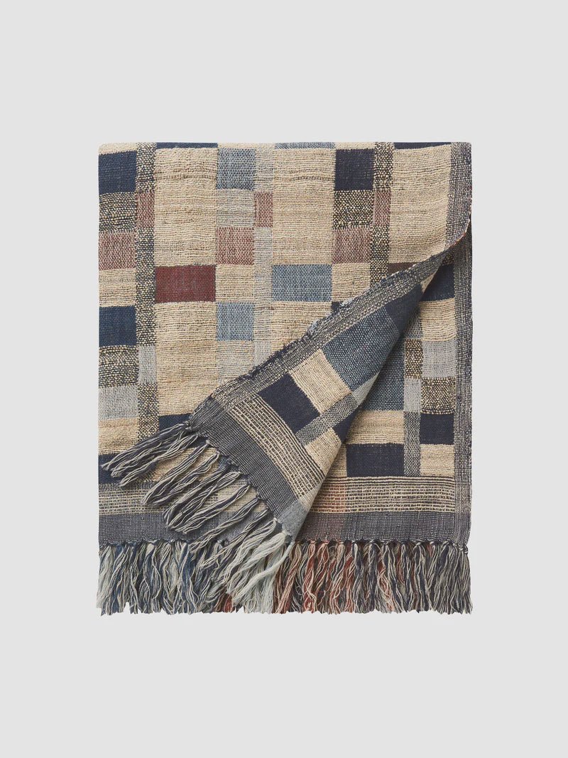 Hadley Wool & Silk Throw-L & M Home