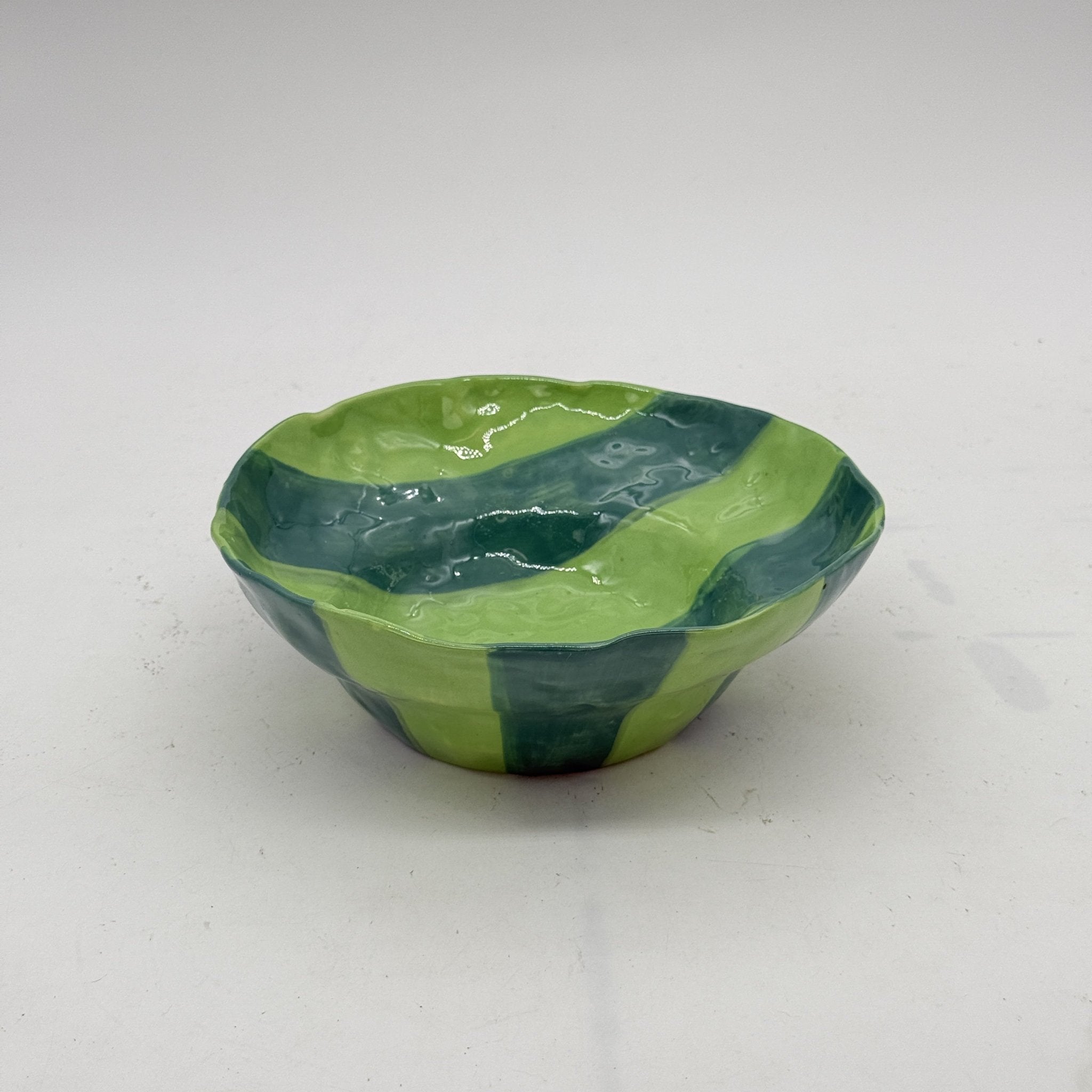 Hampton Bowl Green Stripe - KAS Australia