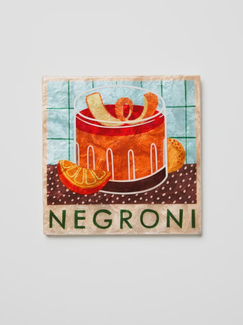 Happy Hour Negroni Tile - Jones & Co
