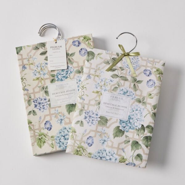 Heritage Bloom Scented Hanging Sachets - Pilbeam Living