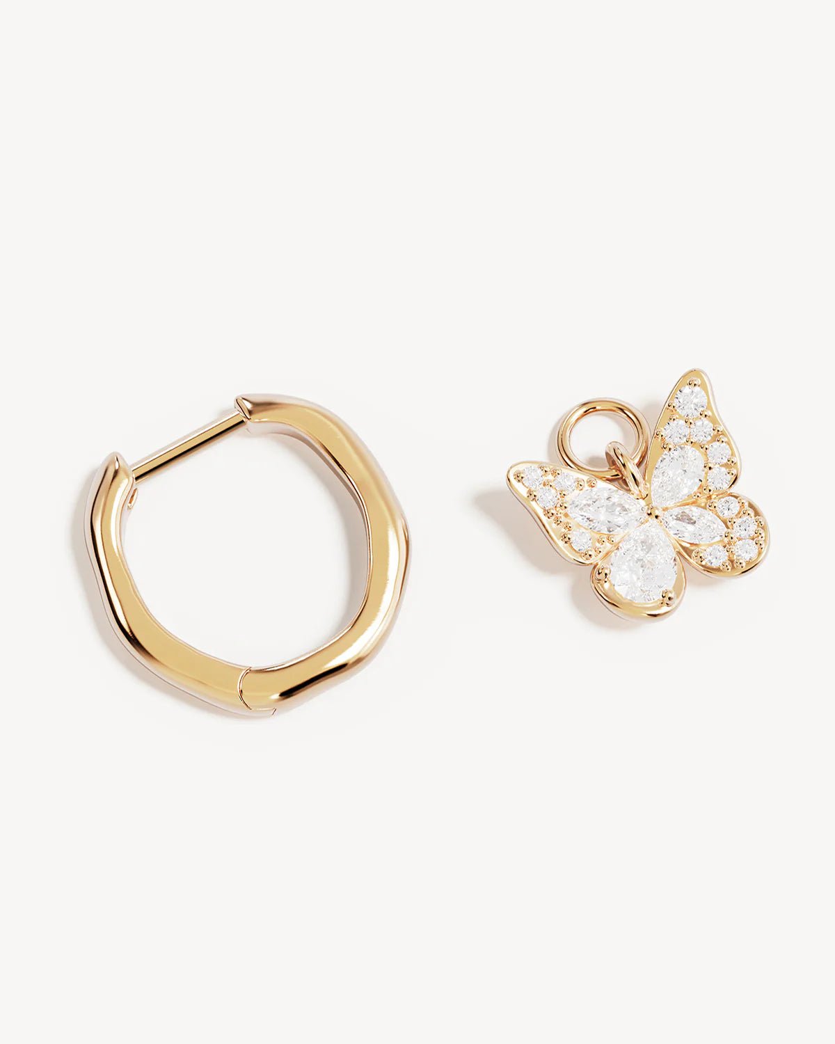 I Believe I Become Hoops 18k Gold-By Charlotte