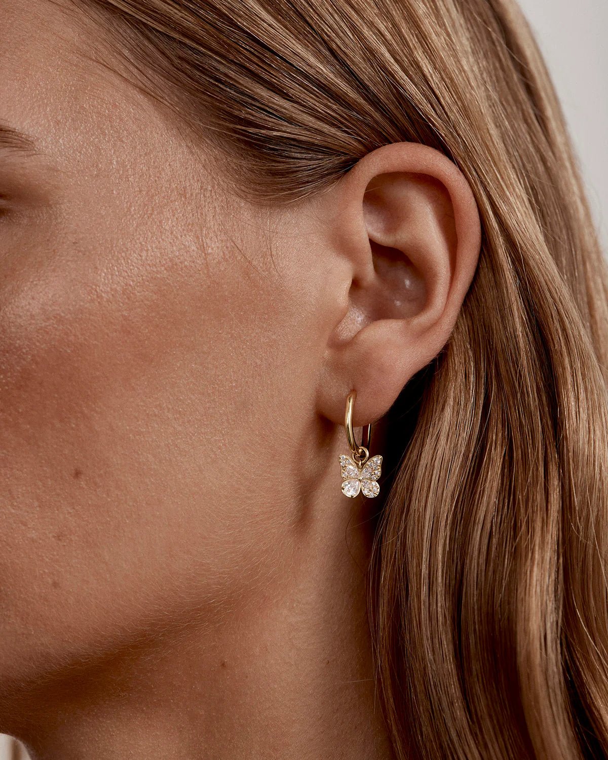 I Believe I Become Hoops 18k Gold-By Charlotte