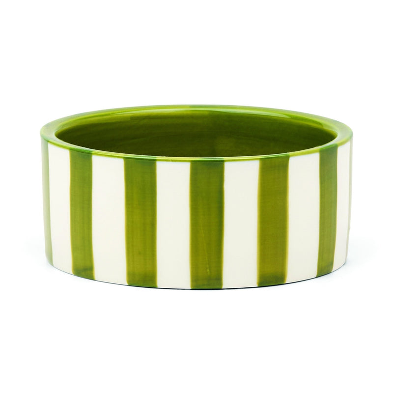 Izzy Wine Coaster Green Stripe - Designworks