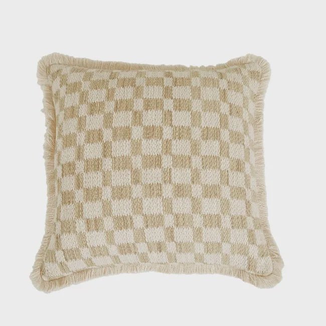 Juniper Check Cushion-GlobeWest