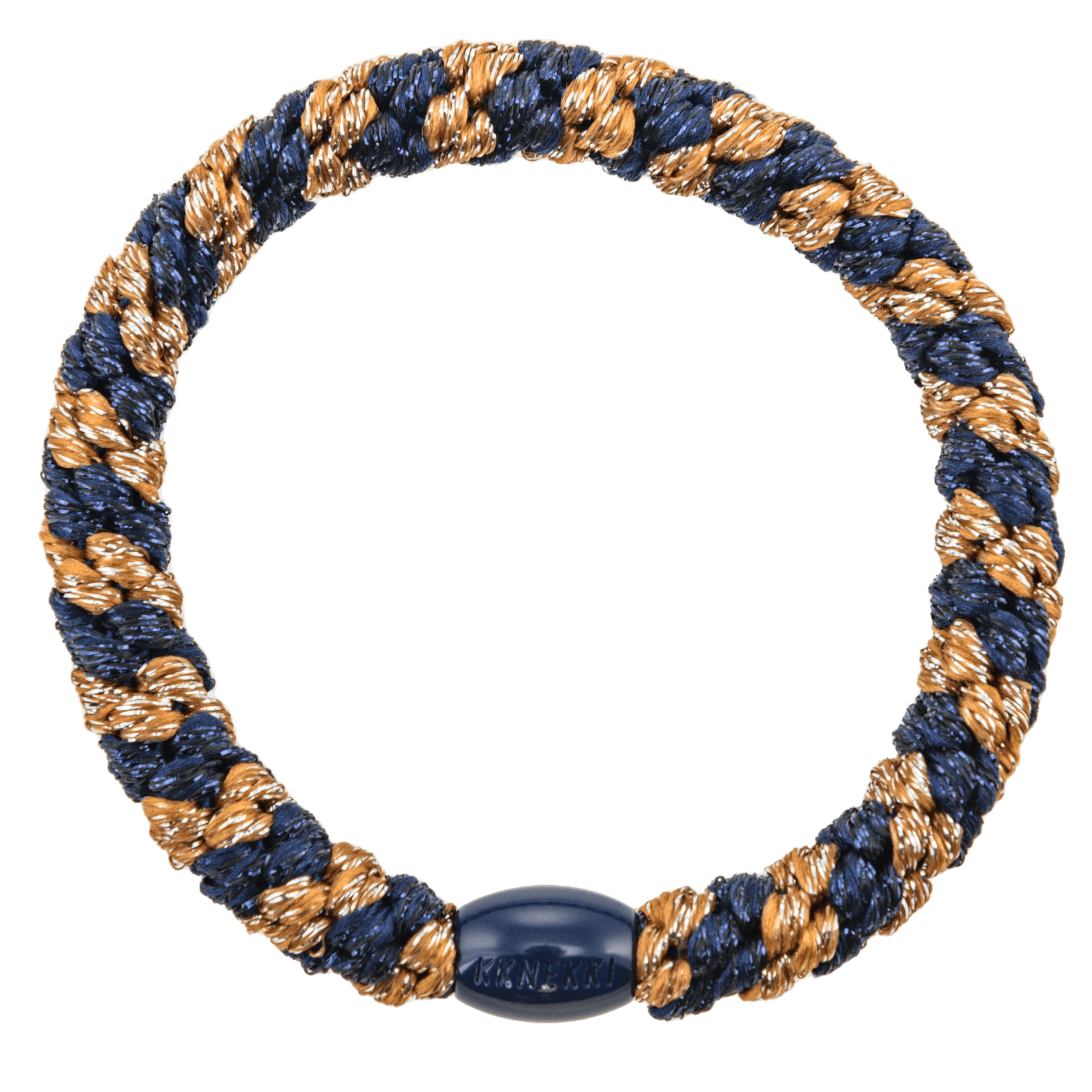 KKNEKKI Cognac Glitter Navy Glitter Stripe - KKNEKKI