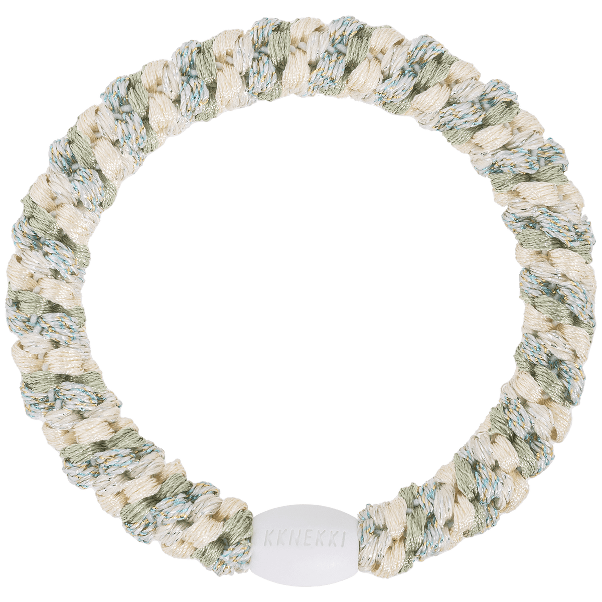 KKNEKKI Ivory Glitter Dusty/Line Green-KKNEKKI