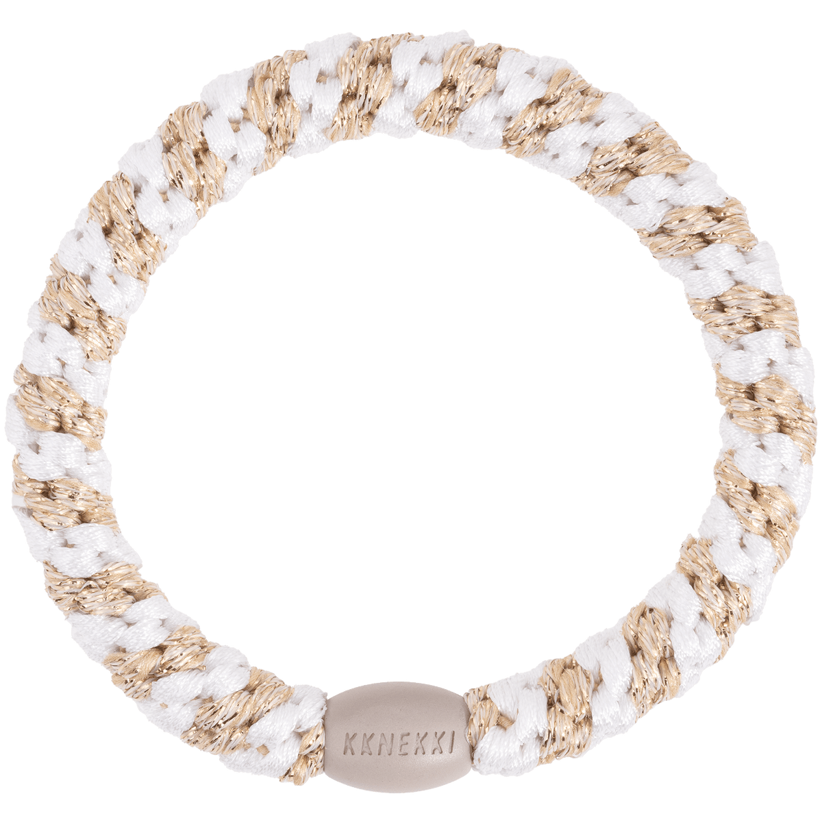 KKNEKKI Wht/Beige Glitter Stripe-KKNEKKI