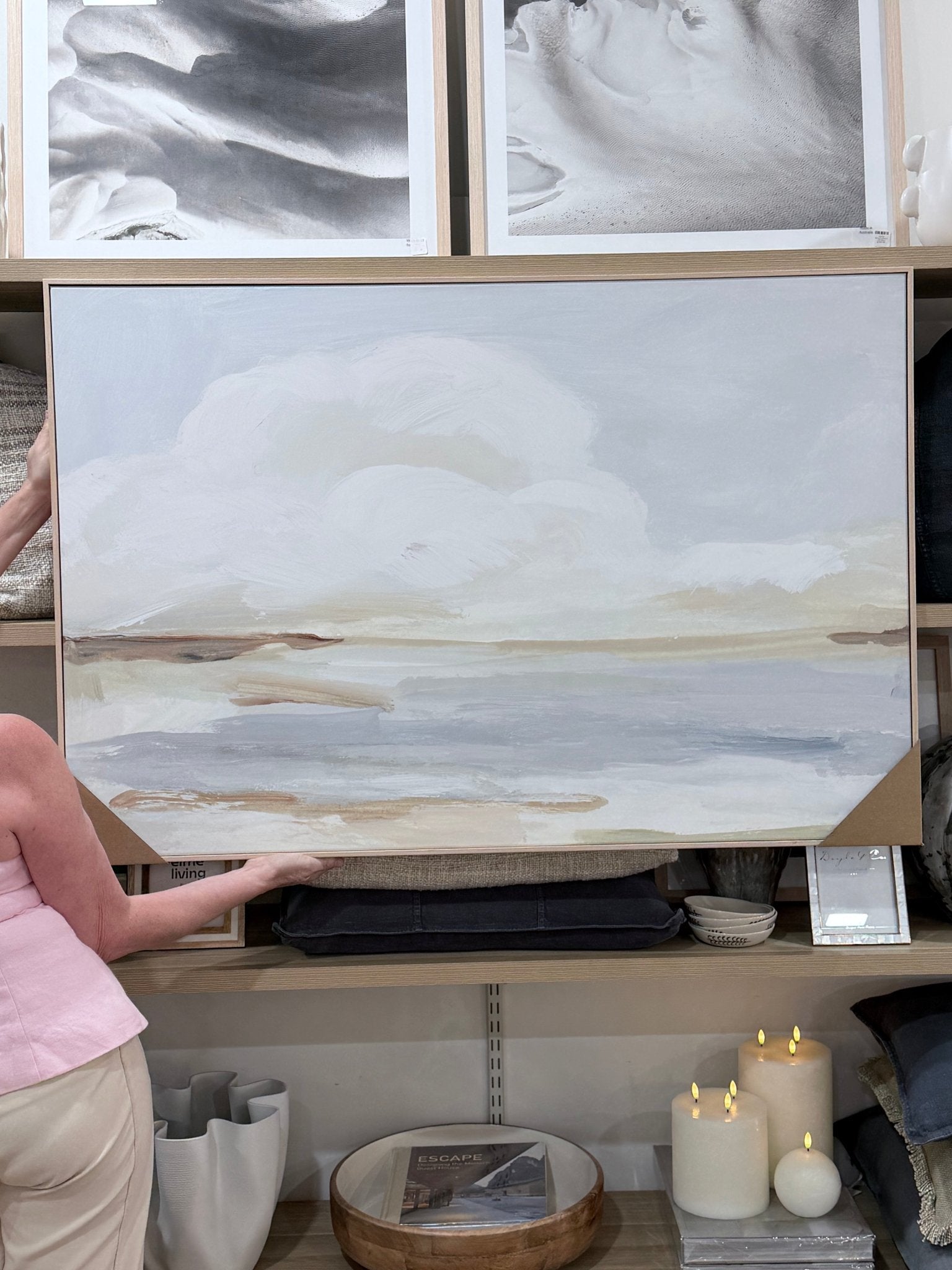 Lakeside Study Haze Canvas - Warranbrooke