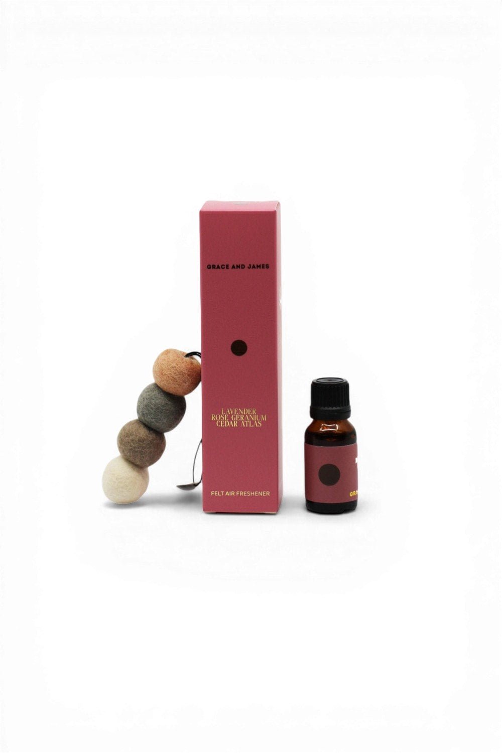 Lavernder Rose Geranium & Cedar Air Freshener-Grace and James