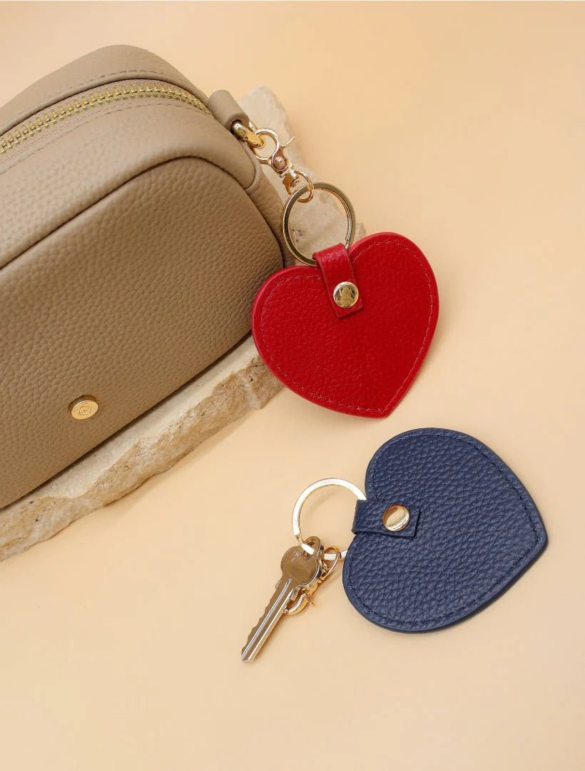 Leather Heart Keyring - Zjoosh
