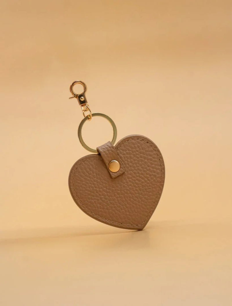 Leather Heart Keyring - Zjoosh