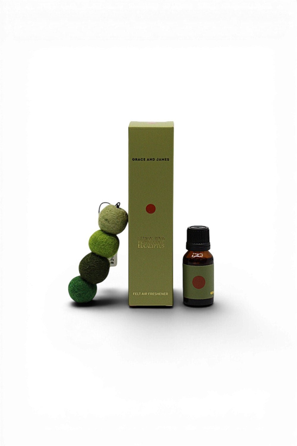 Lemon Rind Peppermint & Eucalyptus Air Freshener-Grace and James