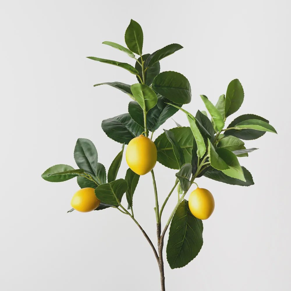 Lemon Spray Yellow - Floral Interiors