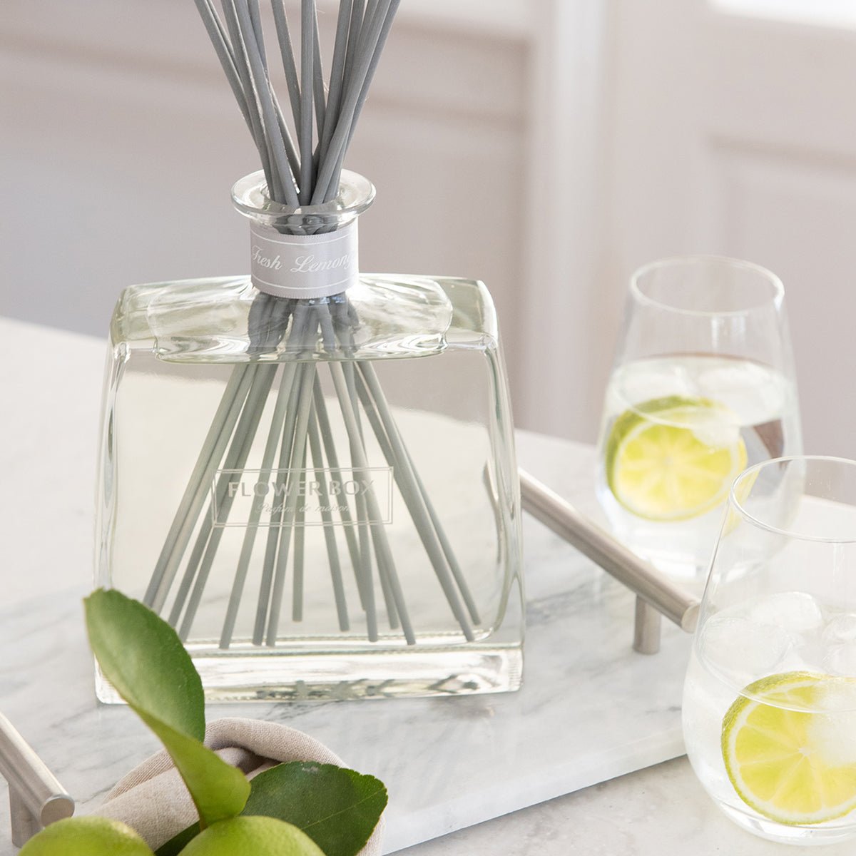 Lemongrass Hallmark Diffuser - Flower Box