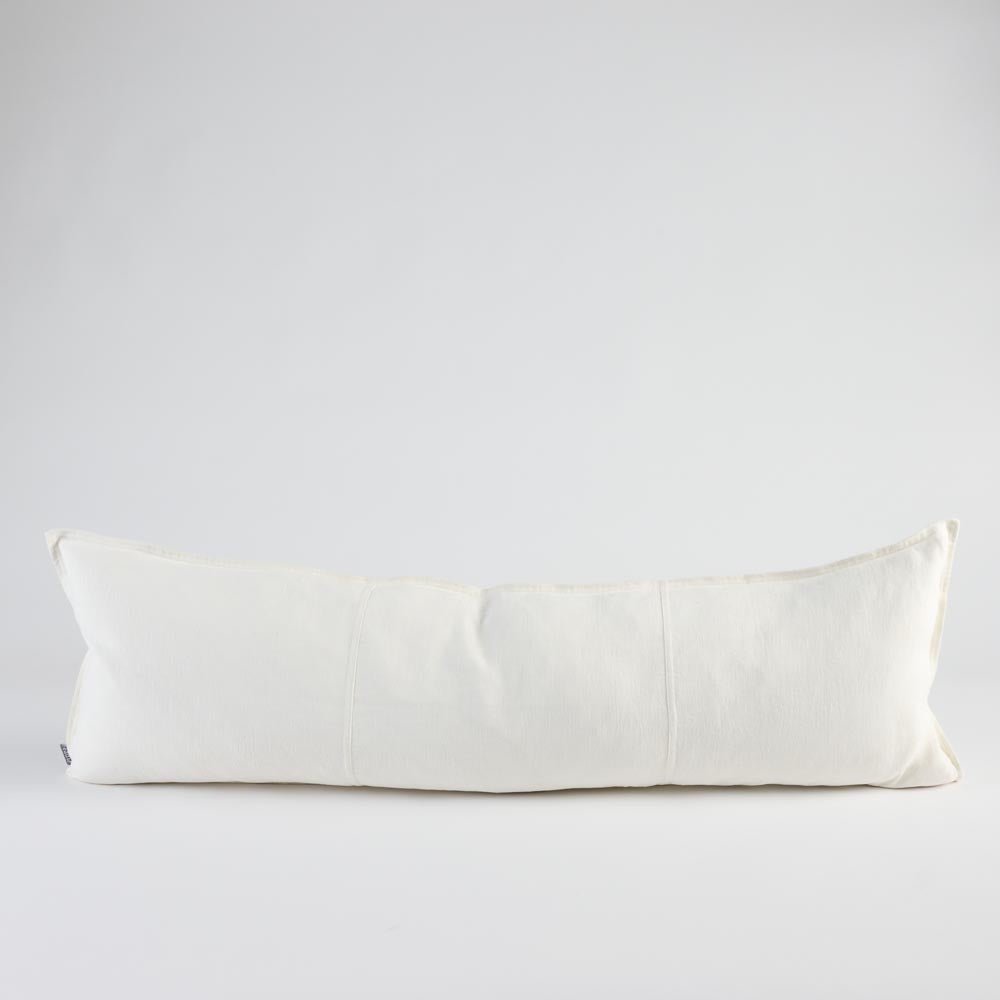 Luca Linen Long Lumbar Off White-Eadie Lifestyle