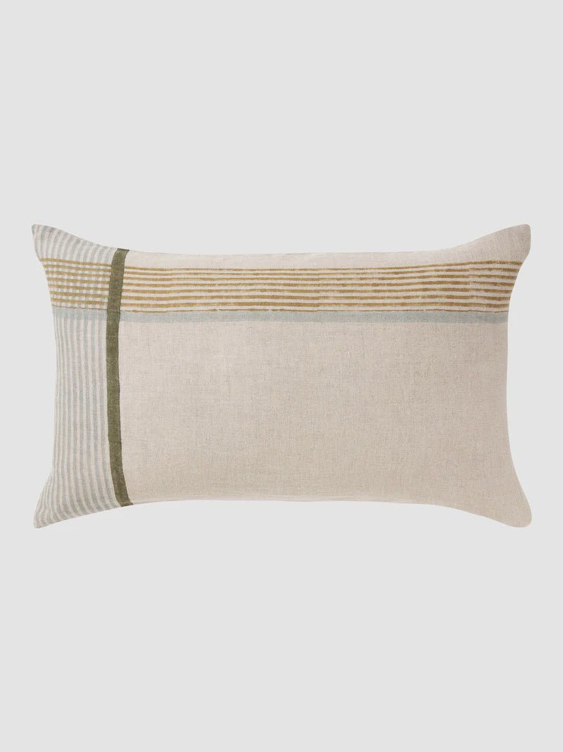 Lucas Pure Linen Rectangle Cushion - L & M Home