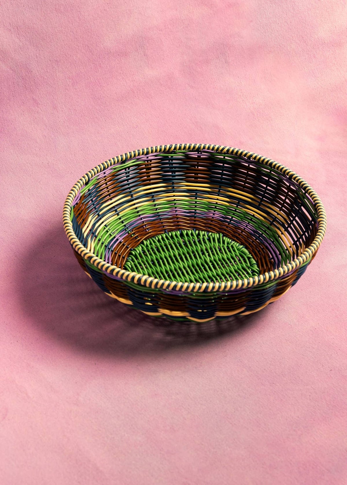 Maegen Woven Bowl - Brown/Green-Maegen