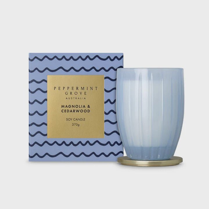 Magnolia & Cedarwood Ltd Ed Candle - Peppermint Grove