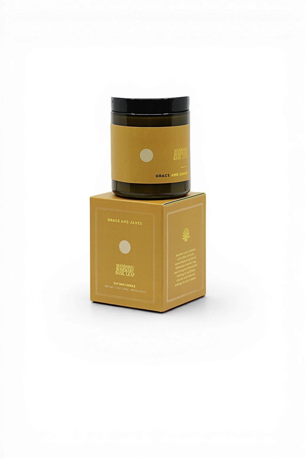 Mandarin Rosemary & Basil Candle-Grace and James