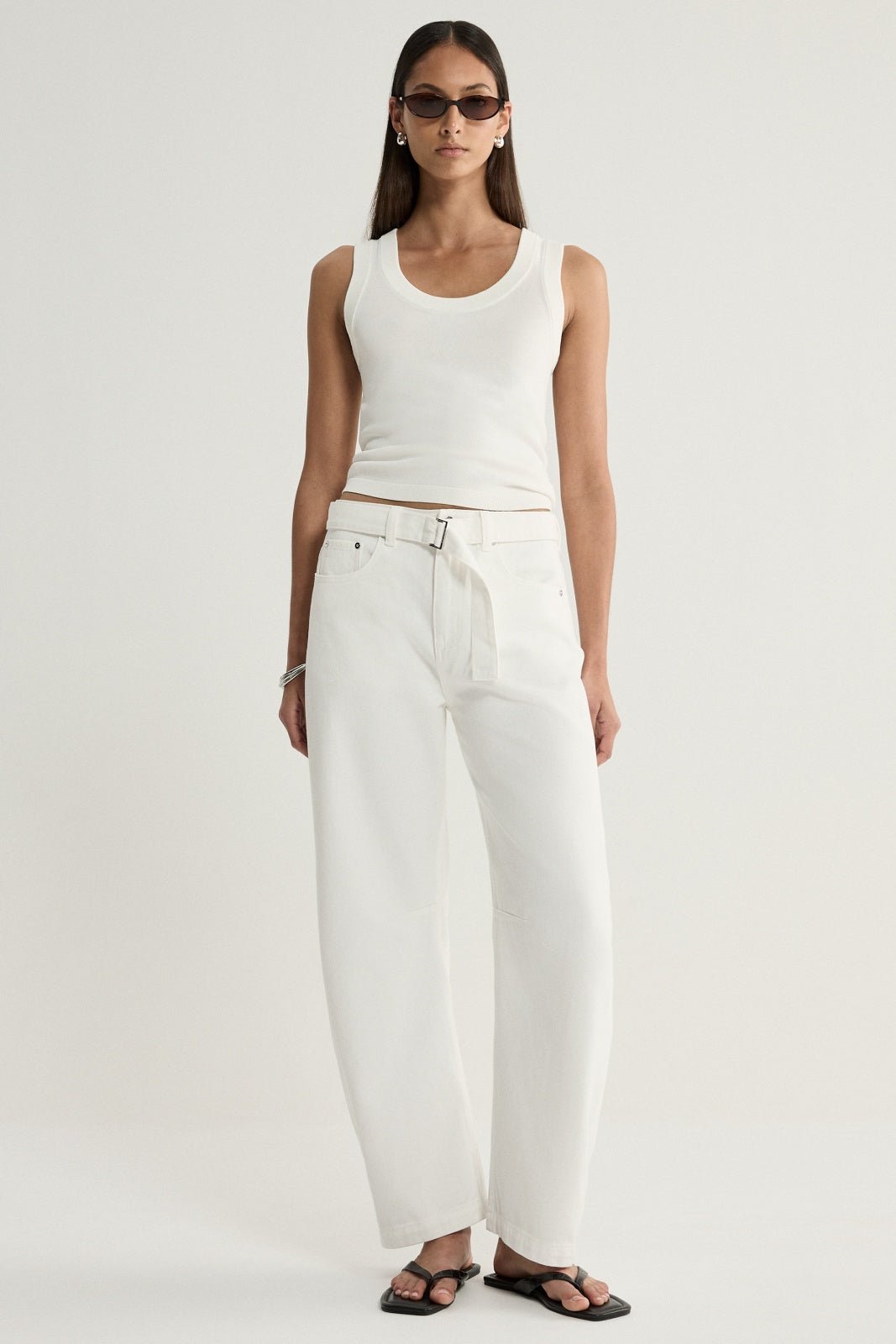 Mayfield Denim Pant Ivory-Elka Collective