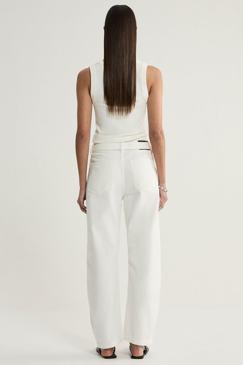 Mayfield Denim Pant Ivory-Elka Collective