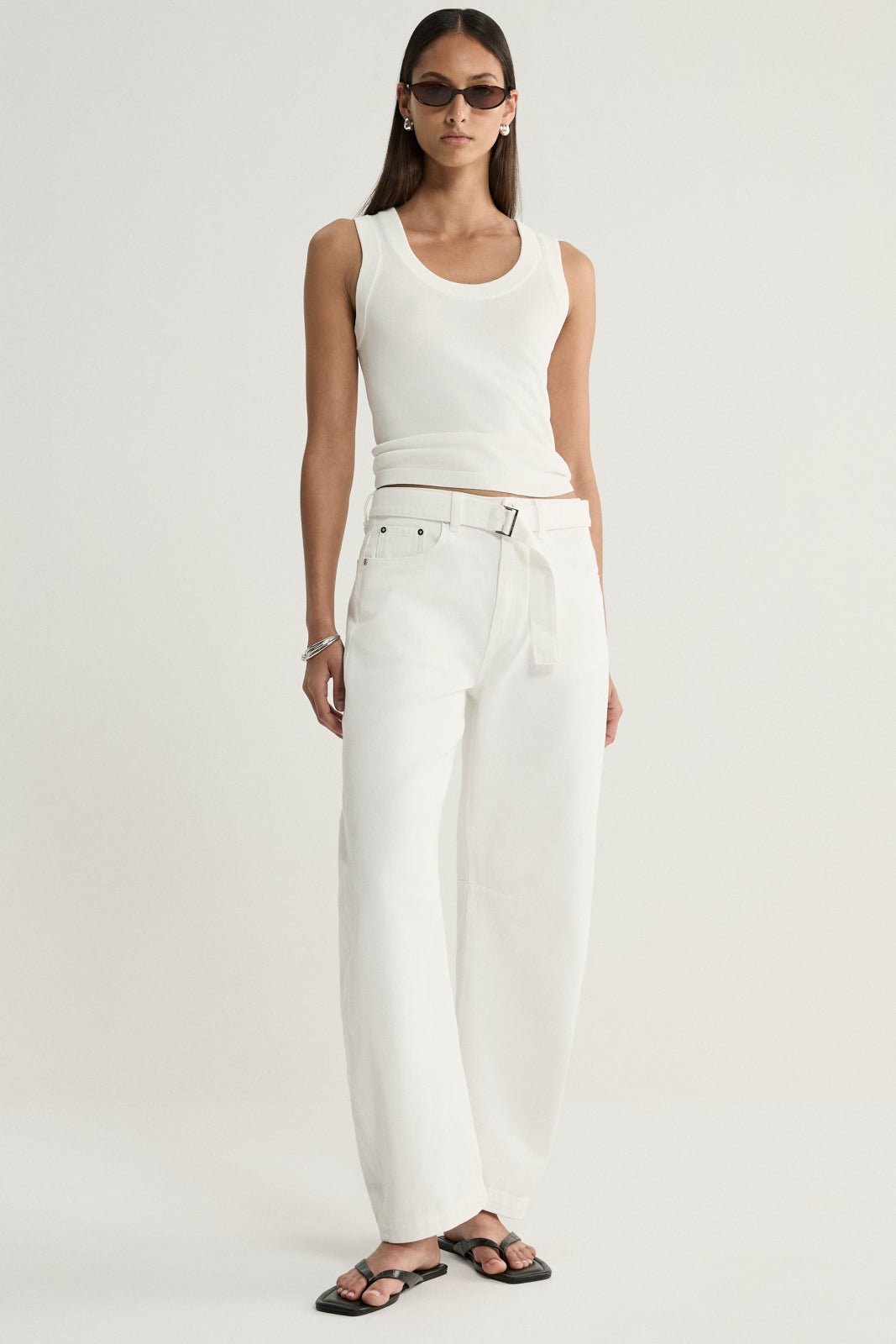 Mayfield Denim Pant Ivory-Elka Collective
